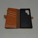 XcaseBar for Samsung Galaxy S22 Ultra Wallet case with Zipper Credit Card HolderRFID Blocking, Flip Folio Book PU Leather Phone case Shockproof Cover Women Men for Samsung S22Ultra case Light Brown