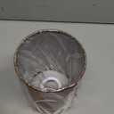 MY MIRONEY 5.51" x 7.87" Cylindrical Lampshades Brown Linen Drum Lamp Shades Modern Style Lampshade Cover Replacement for Floor Lamp, Table Lamp, Bedside Lamp