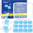Ear Plugs for Sleeping, 16 Moldable Noise Cancelling Silicone Earplugs for Swimming, Snoring, Sleep and Studying, Blue