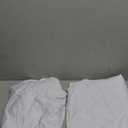 Cocktail Table Covers - 2 Pack 24"x 43" White Cocktail Table Tablecloth with Natural Wavy Round Skirt for Bar Wedding Party Banquet