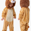 Spooktacular Creations Halloween Baby Animal Costume, Toddler Hooded Jumpsuit for Baby Halloween Dress Up Costume Party Size 12-18 Months