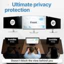 VINTEZ 24 Inch 16:9 Privacy Screen for Computer Monitor and Laptop - Anti Glare Protector Film Blue Light Filter Eye Protection - Computer Screen Privacy Shield, [1 Pack]