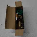 Twinkle Star 4 Way Heavy Duty Brass Garden Hose Splitter, Hose Connector 3/4", Hose Spigot Adapter with 4 Valves (1 Pack)