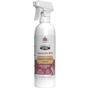 Dr. Pol Incredi-Pol Waterless Shampoo | Waterless Dog Shampoo & No-Rinse Pet Cleanser | Rinse Free Dog Shampoo for Smelly Dogs | Safe for All Pets & Animals | Lavender | 16 oz