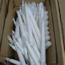 Taper Candles, 3D Wick Warm Light Battery Operated LED Candles with Flickering Flame, 11-inch Perfect for Anniversary, Wedding Table Decor, Valentine's Day, Halloween, Christmas, Batteries Not Included, 30Pack