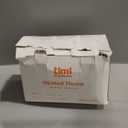 Heated Throw Blanket Electric - 50"x60" Cozy Soft Jacquard Heating Blanket with 4 Heat Levels & 4 Hours Auto-Off, Electric Throw with Overheating Protection, Warm Gifts, Brown