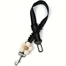 3 x  Adjustable Daisy Pet Car Safety Harness, Black