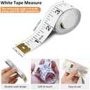 3 x 3-Pack Tape Measure Body Double Scale Soft Measuring Tape 60inch (150cm), Flexible Sewing Cloth Craft Fabric Ruler for Body Measurements & Weight Loss, Accurate & Easy to Read Large Clearly Numbers