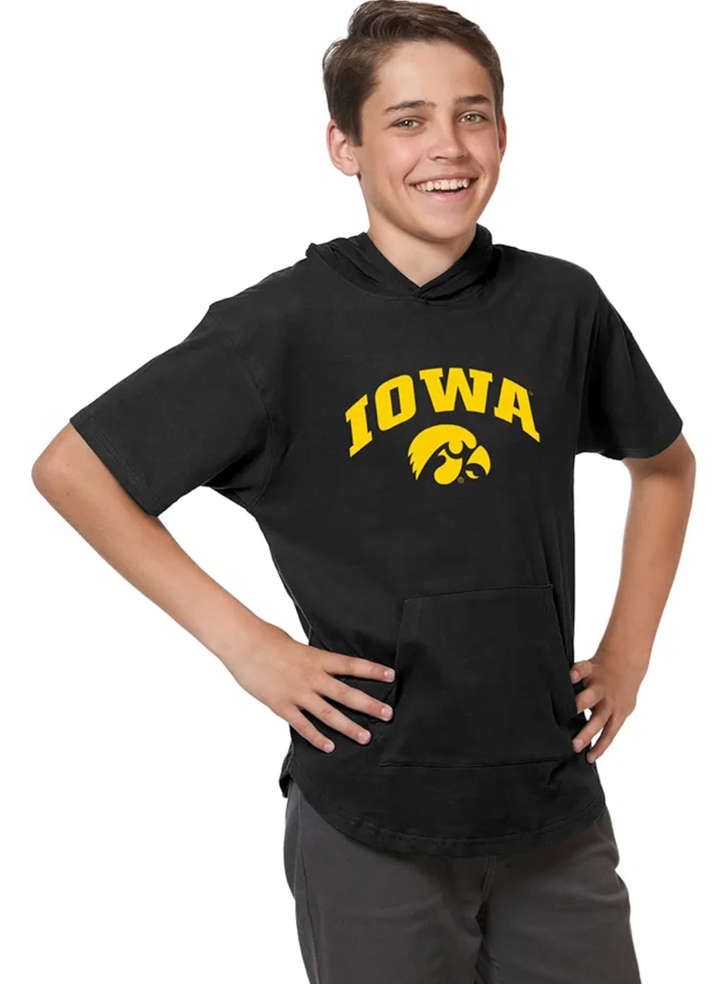 Little King NCAA Youth Boys/Girls Short Sleeve Hoodie T-Shirt-Team Colors (XL)