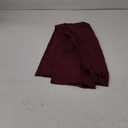 Table Covers for 6 Foot Tables, Burgundy Washable and Wrinkle Resistant Stretch Tablecloths Rectangle 6ft for Events, Wedding, Banquets, Parties (72" x 30" (Rectangular))