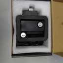 RV Door Lock Replacement with Paddle Latch, Black Camper Door Lock for Travel Trailers and Enclosed Trailer, Includes 4 Keys