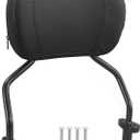 Rigid Bolt-On 15" Sissy Bar Passenger Backrest Compatible with Harley FLRT FreeWheeler 2015-2025 Road Glide 3 FLTRT 2023-2025 (15" Black)