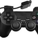 Finera Wired Gaming Controller for PS2 Console, Double Shock Vibration Video Game Controller Compatible with PS2, Joystick Gamepad with 1.8M Cable