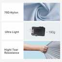 JJ POWER Ultralight Compression Packing Cubes Super Thin and Sturdy 70D Nylon Expandable Packing Organizer for Travel Accessories Luggage Suitcase,3 Set,Light Grey(Black)