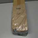 Double Curtain Rod, 1 Inch Black Extra Long Dual Curtain Rods 72 to 144 Inch with Aluminium Modern End Cap Finial, Adjustable Heavy Duty Window Treatment Rods, Telescopic Metal Double Drapery Pole Set