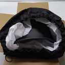 Helmet Half Shell German Motorcycle Helmet with Cycling Glasses - DOT Approved (Large, Matte Black)