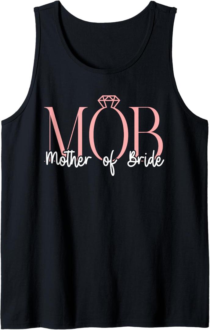 Mother Of The Bride Mama Of The Bride Mom Tank Top, Large