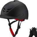 Equestrian Helmets, Gloves for Horseback Riding, Training Safety Gear, Riding Helmet Suit for Youth, Women, Man, Adult (Large)