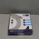 Black, White, Brushed Gold, Chrome, Grey, Bronze Shower Hose 1.5m, Stainless Steel Braided Anti-Kink Bath Tube, Universal G1/2 Connector for Handheld Showers, (Chrome)