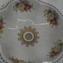 White Peony Flower Bathroom Vessel Sink