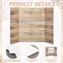 3 Pack Wood Grain Photo Display Board 40 x 28 Inch