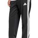 Adidas Mens 3-Stripes Tricot Open Hem Track Pants (X-Large, Black)