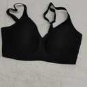 Womens Seamless Bra No Underwire Comfort Push Up Bras Buttery Soft Wireless Bralette Full Coverage Sport Everyday Bra Size L, Black