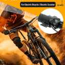 Thumb Throttle Ebike, Electric Bike Thumb Throttle with Male Connector, Waterproof Speed Control Finger Throttle Accelerator for Electric Scooters