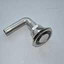ISURE MARINE Boat Gas Fuel Vent for 3/4" Hose Universal 90°Stainless Steel Marine Boat Flush Mount Fuel Gas Tank Vent