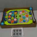 Whack Game Mole for Toddler, Toys for 3-12 Year Old Boys and Girls, Whack Game for Kids,Gifts for 3 4 5 6+ Year Old Boys, Interactive Educational Toys with Sound and Light, PK Mode with 2 Hammers (Green)