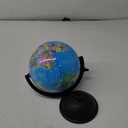 Juvale Rotating World Globe with Stand for Kids Learning, 8-inch Spinning Earth Globe for Classroom Geography Education