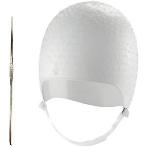 Dompel Silicone Highlight Hair Cap | Reusable Professional Silicone Cap | Special for Hair Dyeing | Model 233 CA 1 UND