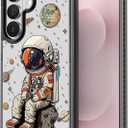 Bouvardia for Samsung Galaxy S26 Plus Case (Cool Astronaut) | Cute Girly Design for Women, Shockproof