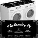 54'' x 27.5'' Washer and Dryer Covers for the Top Load, Protective Dust Cover Pad for Front Load Washer, Non Slip Quick-dry Washing Machine Countertop Protector Mat for Laundry Room, Kitchen