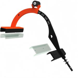 Heavy-Duty Roof Safety Anchor, 5000 lb Capacity Roof Hook for First Man Up & Last Man Down, Fall Protection for Roofers, Fits 6/12 to 12/12 Steep Slope Roofs (Black)