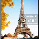 12x18 Poster Frames, 1Pcs, Plexiglass,Black Aluminum Snap Frame