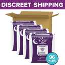 Poise Overnight Incontinence & Postpartum Pads for Bladder Leaks, 8 Drop Extra Coverage, 96 Count 