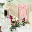 Large Pink Bow for Decorations Big Pink Ribbon Bows Banner Dcor Large Bow Wall Hanging Decor for Baby Shower Bow Themed Wedding Party Coquette Birthday Decorations