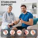 Carpal Tunnel Wrist Brace Night Support Fit Right Hand for Work, Pain Relief Wrist Splint for Tendonitis, Sprain, Strain, Rigid Hand Brace for Arthritis for Women and Men (Black, S/M, Right Hand)