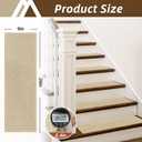 COSY HOMEER Stair Treads Non-Slip Carpet Stair Treads for Wooden Steps,15Pc | 28"x9" Soft Stair Rugs with TPE Backing Indoor Stair-Runner Rugs for Kids Elders & Pets,Warm Beige