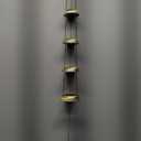 ASTARIN Copper Wind Chimes, Temple Wind Chime with 5 Bells, Feng Shui Wind Chimes for Home Yard Outdoor Decoration, A Great Memorial Wind Chime for Someone who Loves Peace