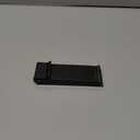 Kickdown Door Stop Heavy Duty Rubber Door Holder Folding Wedge for Office and Commercial Use Black
