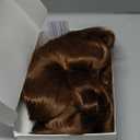 H&Bwig Short Ash Brown 20s Wigs for Women Natural Finger Wave Synthetic Hair Wig for Women Lady Ladies Cosplay Anime Party Costume Anime Flapper Wig