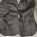 Car Seat Covers Full Set, Leather Car Seat Covers, Breathable and Sporty Car Seat Cover, Universal Fit Anti-Slip Seat Covers for SUV Cars Sedan and Truck(Full Seat,Black,N2)