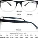Blue Light Blocking Reading Glasses Men Large Wide Oversized Square Computer Readers Glasses for Big Head/Large Face