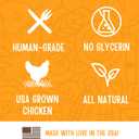 Full Moon All Natural Human Grade Dog Treats, Essential Chicken Savory Sticks, 16 Ounce (1 Pound (Pack of 1))