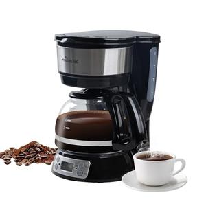 HousesAid 5-Cup Programmable Drip Coffee Maker with Digital Timer, Glass Carafe,24-Hour Auto Brew,2-Hour Auto Shut-Off, Pause & Pour, Removable Filter Basket,Compact Coffee Machine for Home & Office
