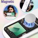 Buleens for Samsung Galaxy Z Flip 6 Case - with Ring Stand & Camera Cover Aesthetic Cute Designed for Women Girls Girly Cool Brown Leopard Teens for Galaxy Z Flip 6 Phone Case Compatible with Magsafe