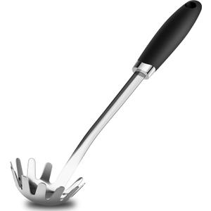 Brushed Stainless Steel Non-Slip Ergonomic Handle Pasta