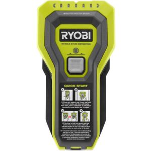 RYOBI Stud Finder with Multiple LED's to Indicate The Full Width of The Stud. One-Handed Operation, ESF5002